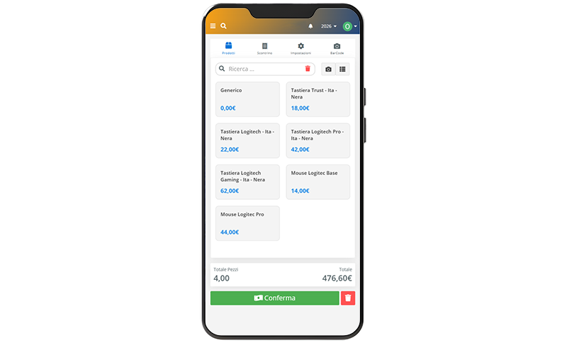 Cassa APP Smartphone