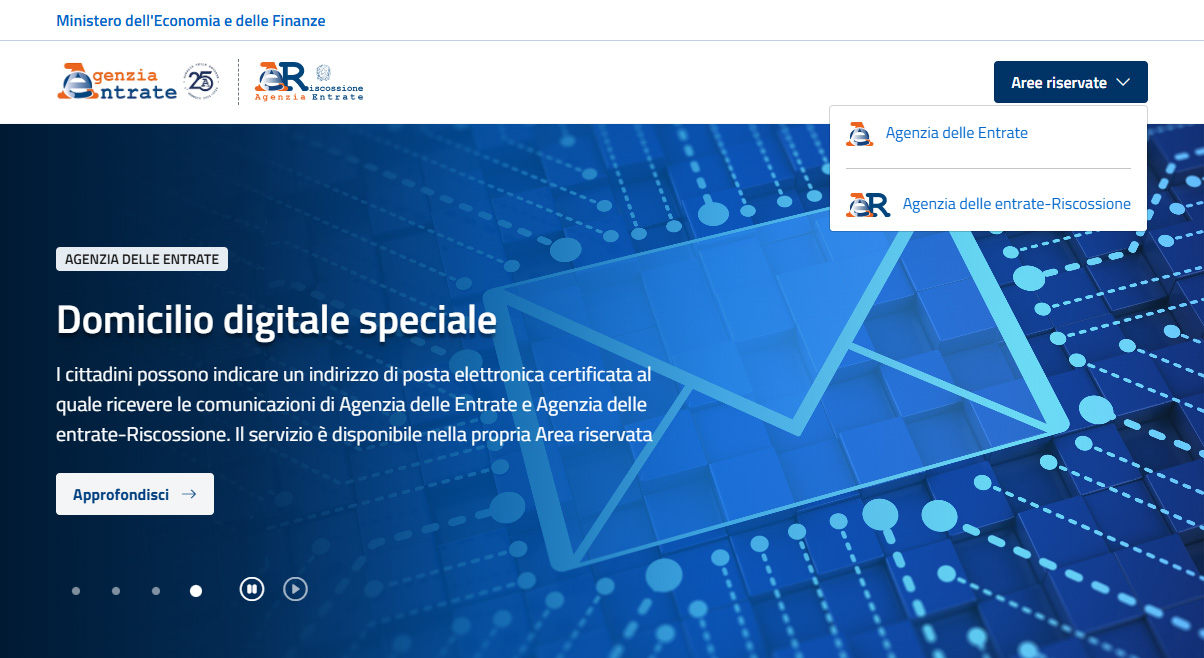 Agenzia delle Entrate - Login