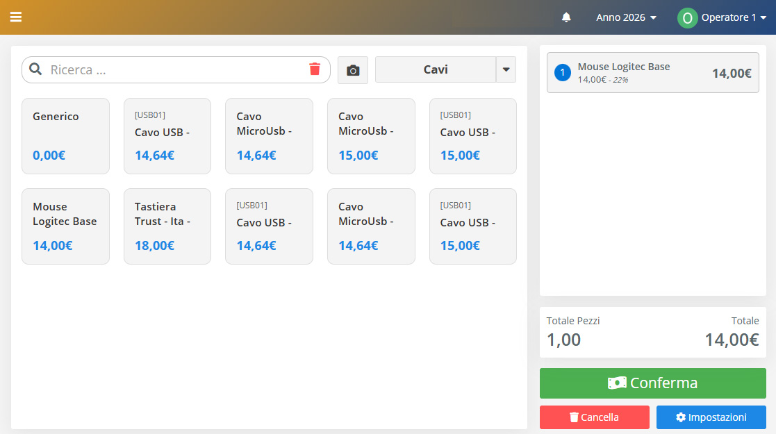 Registratore Telematico Cloud : Categorie
